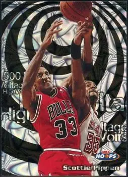 1997-98 Hoops - High Voltage 500 Volts #17 HV - Scottie Pippen - Chicago Bulls - Front