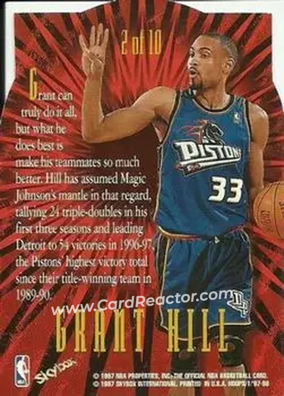 Back of Grant Hill