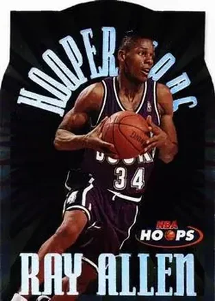 1997-98 Hoops #4 1997-98 Hoops Ray Allen