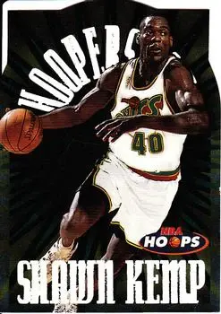 1997-98 Hoops - HOOPerstars #8 - Shawn Kemp - Seattle SuperSonics - Front