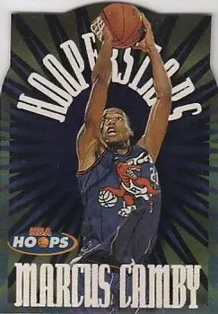 1997-98 Hoops - HOOPerstars #9 - Marcus Camby - Toronto Raptors - Front