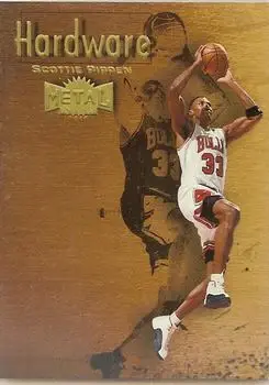 1997-98 Metal Universe Championship - Hardware #4 H - Scottie Pippen - Chicago Bulls - Front
