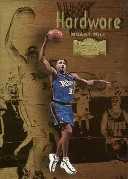 1997-98 Metal Universe Championship - Hardware #10 H - Grant Hill - Detroit Pistons - Front