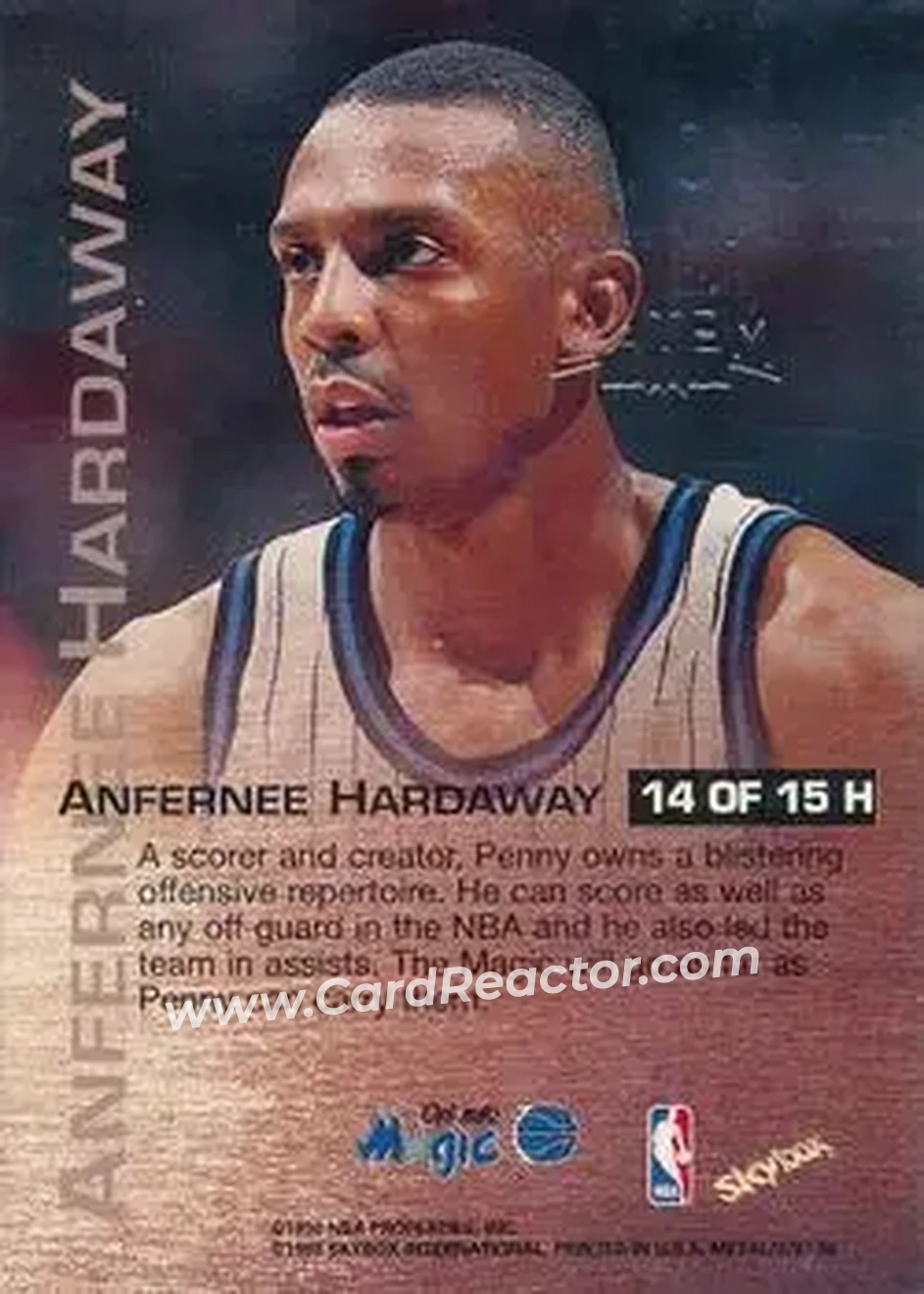 Back of Anfernee Hardaway