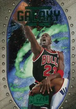 1997-98 Metal Universe Championship - Championship Galaxy #1 CG - Michael Jordan - Chicago Bulls - Front