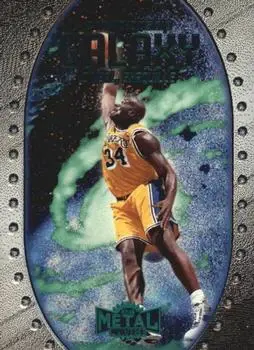 1997-98 Metal Universe Championship - Championship Galaxy #4 CG - Shaquille O'Neal - Los Angeles Lakers - Front