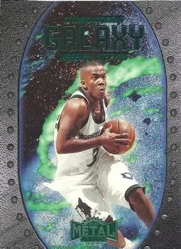 1997-98 Metal Universe Championship - Championship Galaxy #5 CG - Stephon Marbury - Minnesota Timberwolves - Front