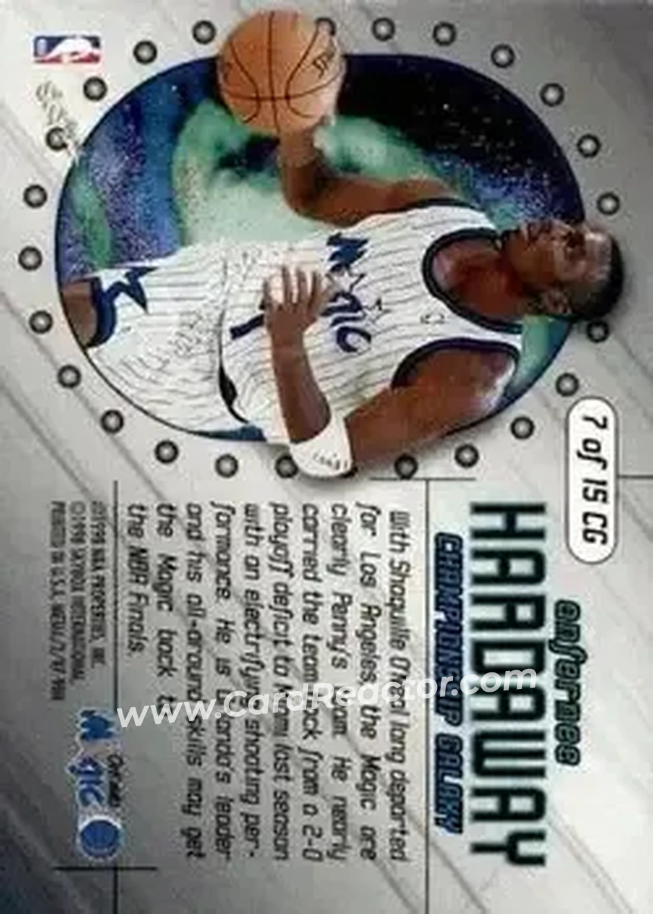 Back of Anfernee Hardaway