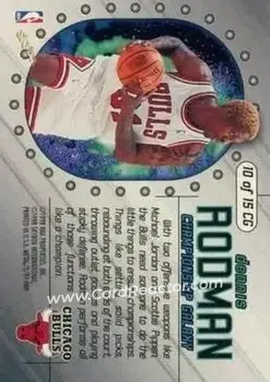 Back of Dennis Rodman