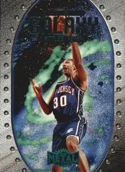 1997-98 Metal Universe Championship - Championship Galaxy #12 CG - Kerry Kittles - New Jersey Nets - Front