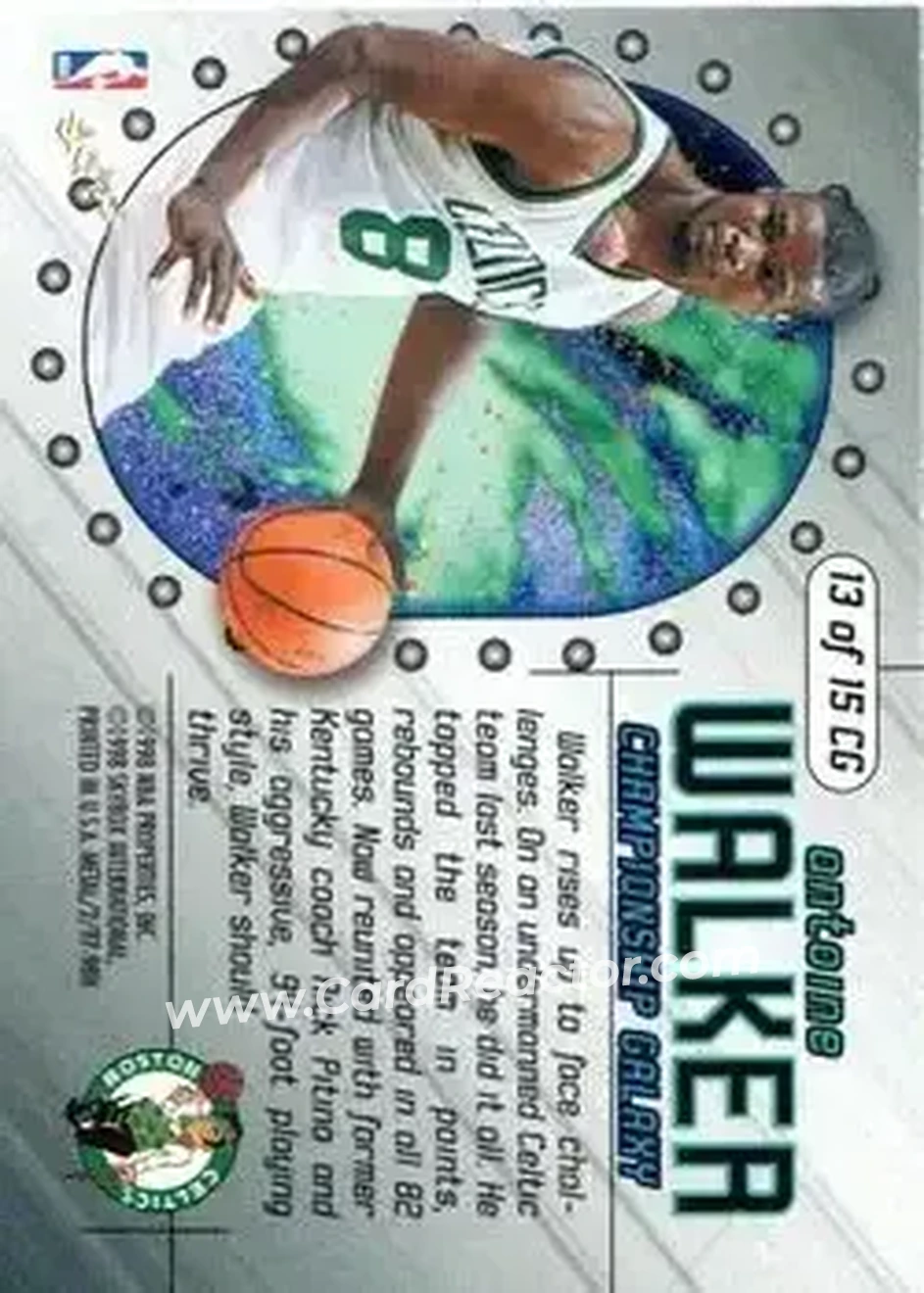 Back of Antoine Walker