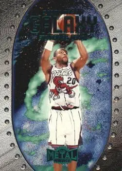 1997-98 Metal Universe Championship - Championship Galaxy #15 CG - Damon Stoudamire - Toronto Raptors - Front