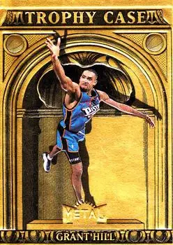 1997-98 Metal Universe Championship - Trophy Case #2 TC - Grant Hill - Detroit Pistons - Front