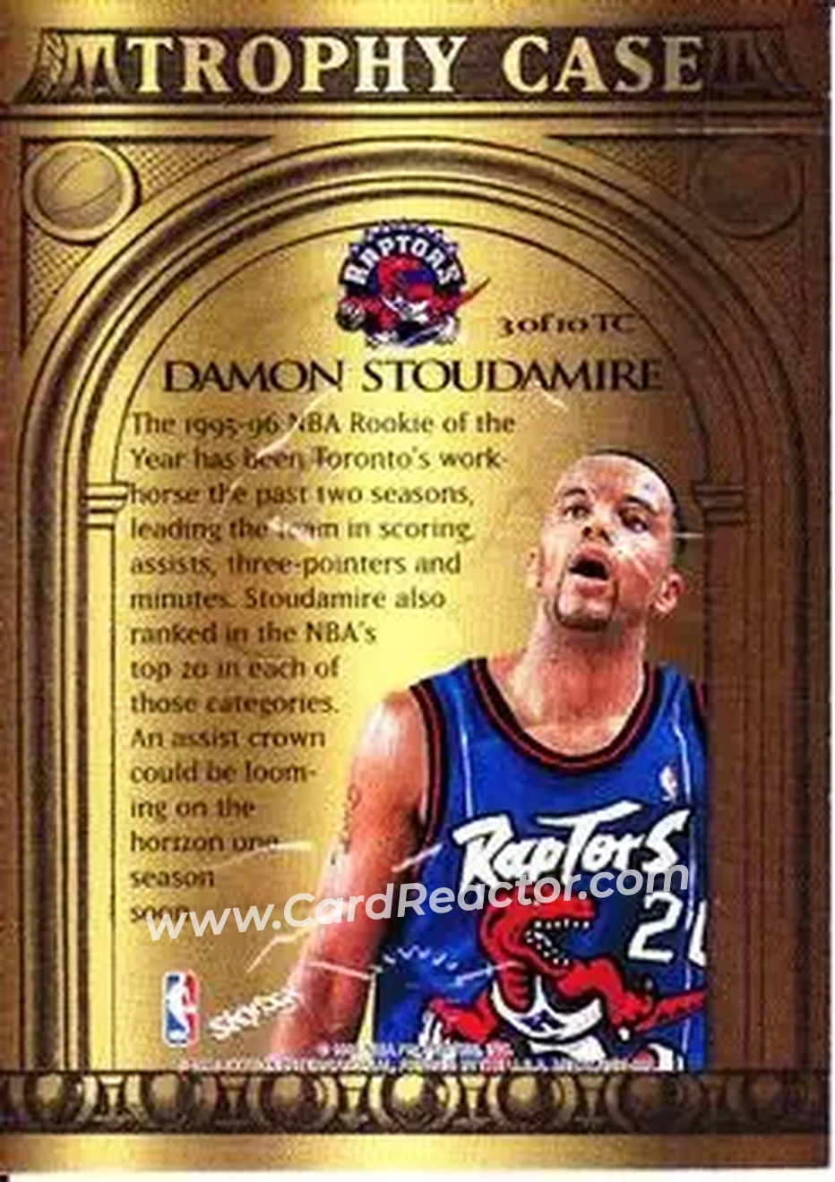 Back of Damon Stoudamire