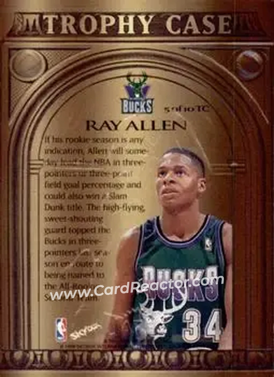Back of Ray Allen