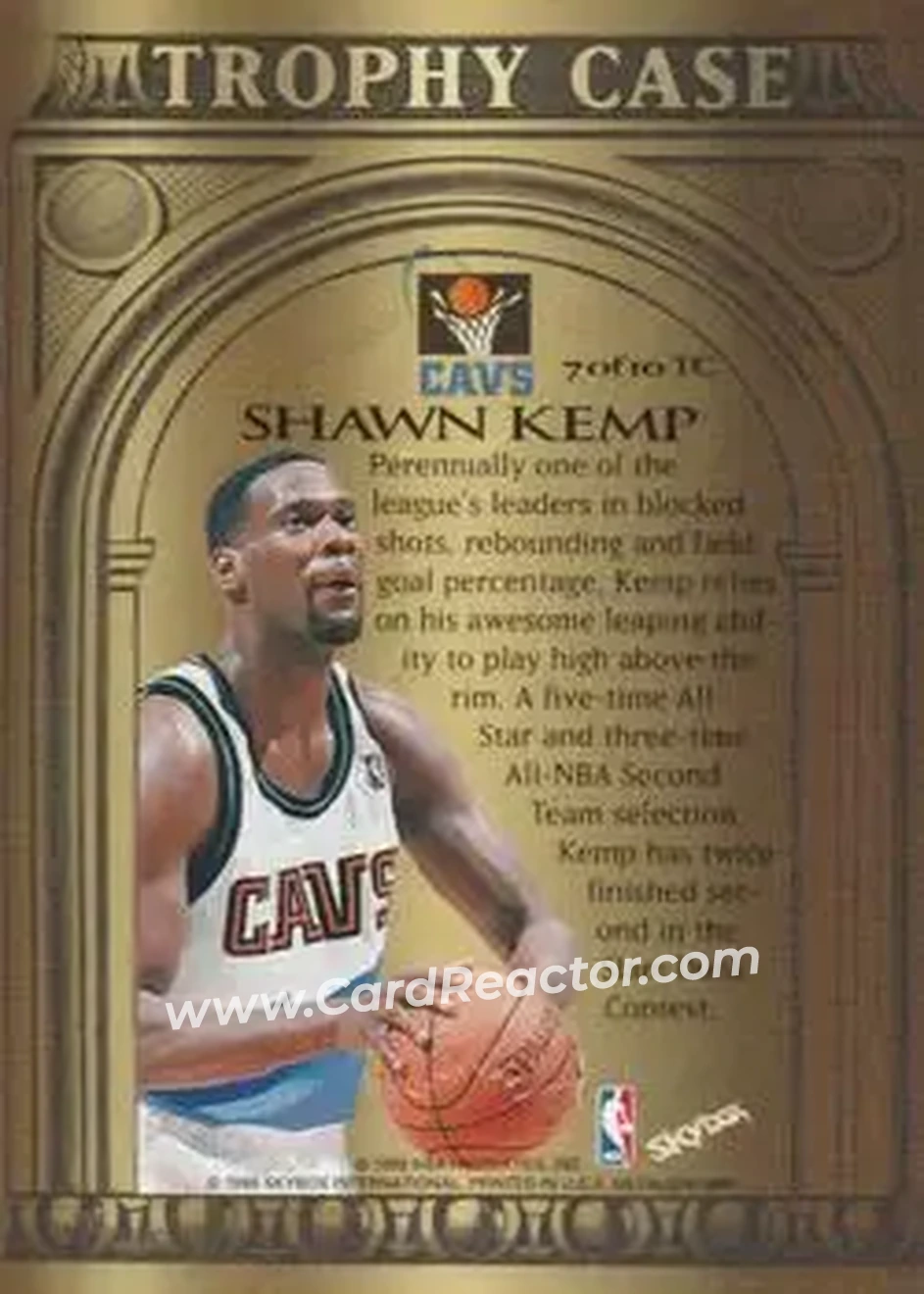 Back of Shawn Kemp