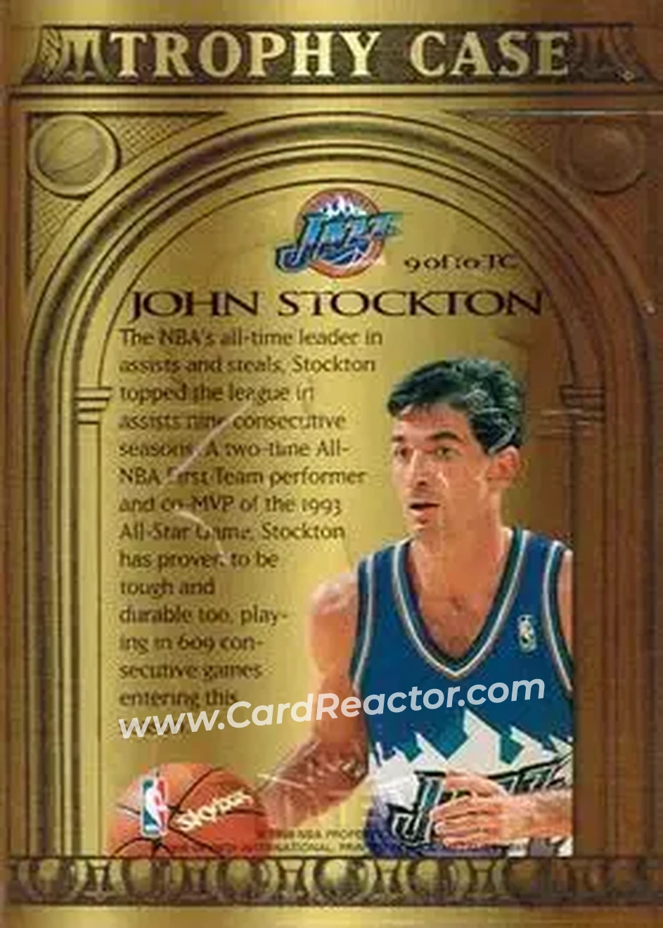 Back of John Stockton