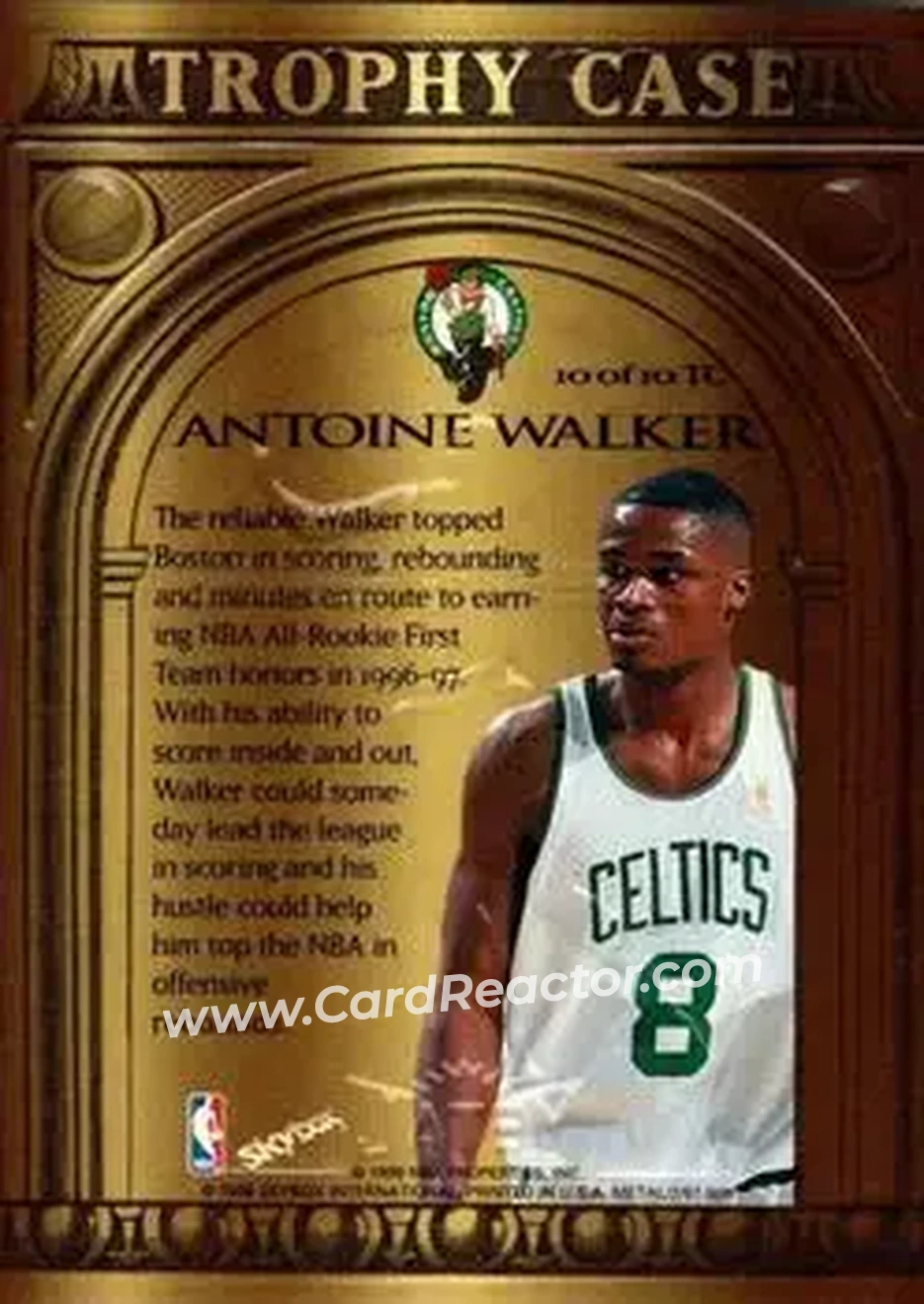 Back of Antoine Walker