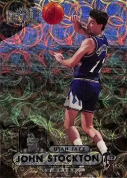 1997-98 Metal Universe Championship - Precious Metal Gems #17 - John Stockton - Utah Jazz - Front 1997-98 Metal Universe Championship - Precious Metal Gems #17 - John Stockton - Utah Jazz - Front
