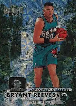 1997-98 Metal Universe Championship - Precious Metal Gems #25 - Bryant Reeves - Vancouver Grizzlies - Front