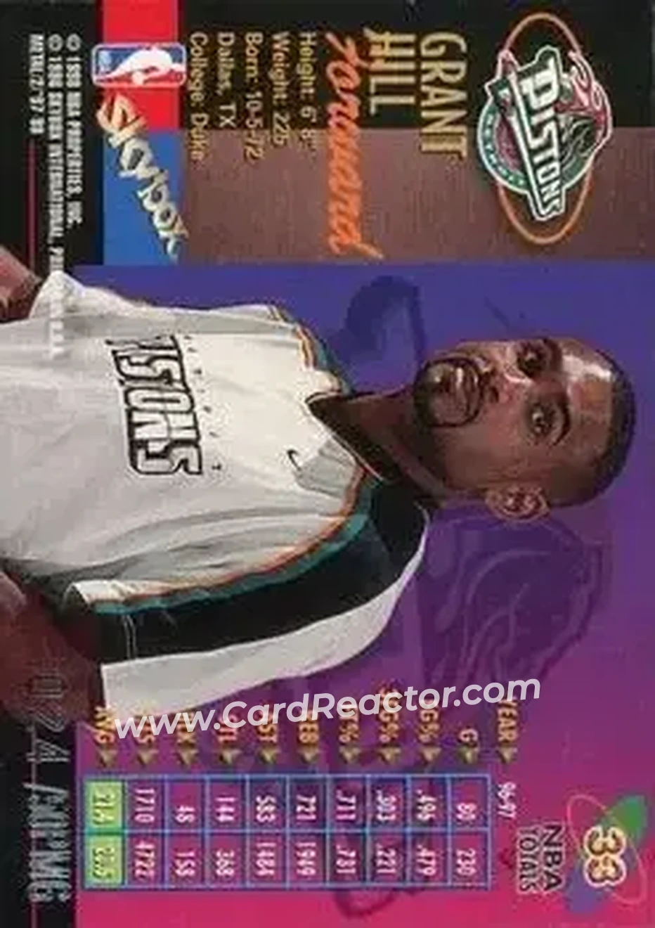 Back of Grant Hill