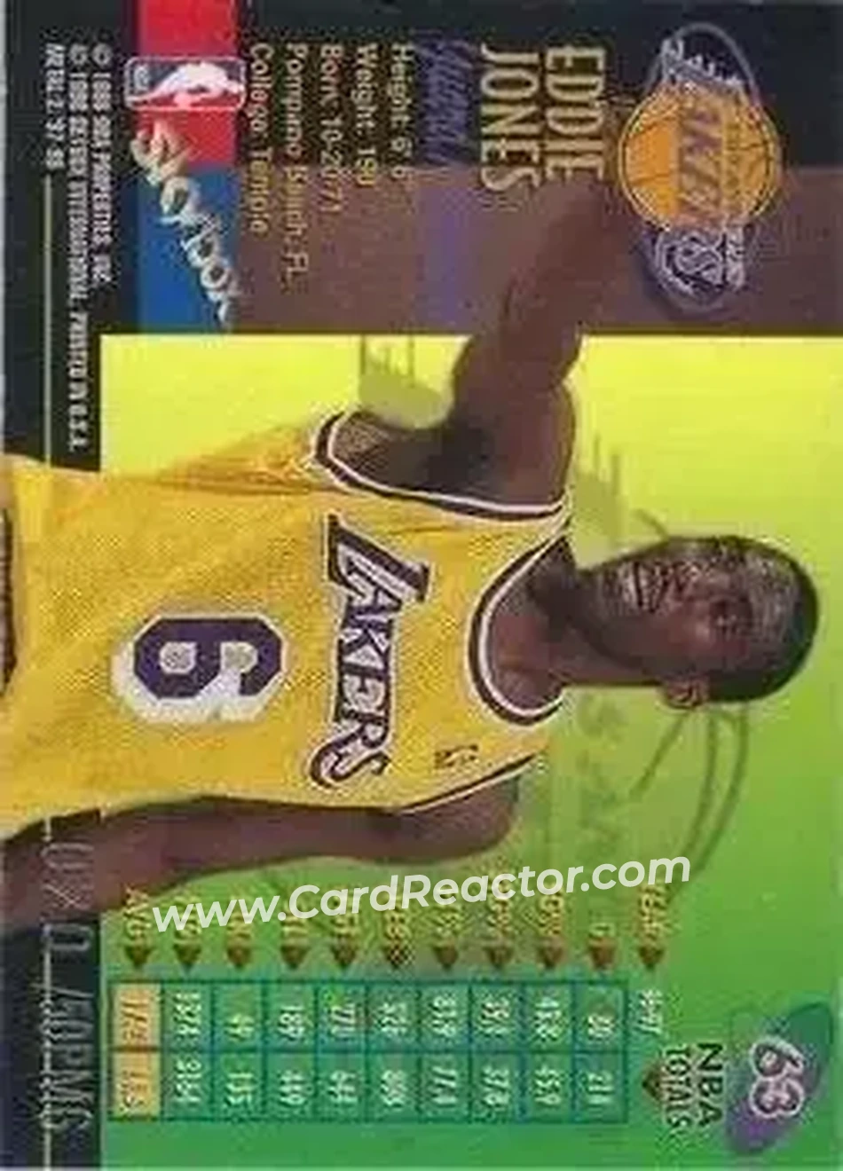 Back of Eddie Jones