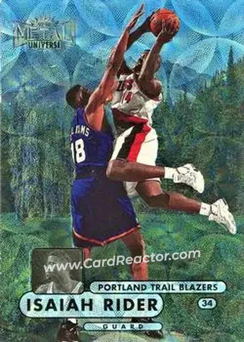 Front of Isaiah Rider