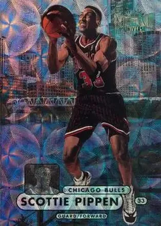 1997-98 Metal Universe Championship #85 1997-98 Metal Universe Championship Scottie Pippen