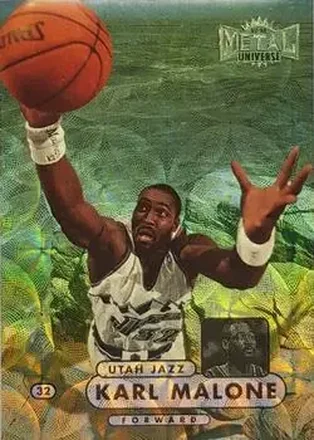 1997-98 Metal Universe Championship #88 1997-98 Metal Universe Championship Karl Malone