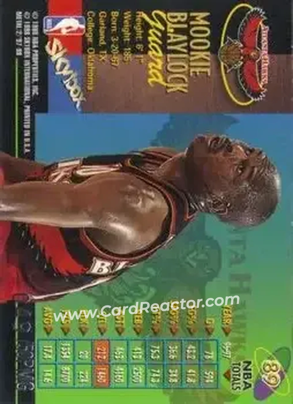 Back of Mookie Blaylock