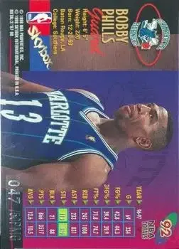 1997-98 Metal Universe Championship - Precious Metal Gems #92 - Bobby Phills - Charlotte Hornets - Back