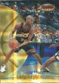 1997-98 Bowman's Best #5 Atomic Refractors Gary Payton