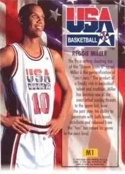 Back of Reggie Miller