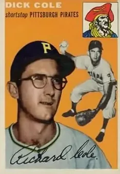 1954 Topps #84 - Dick Cole - Pittsburgh Pirates