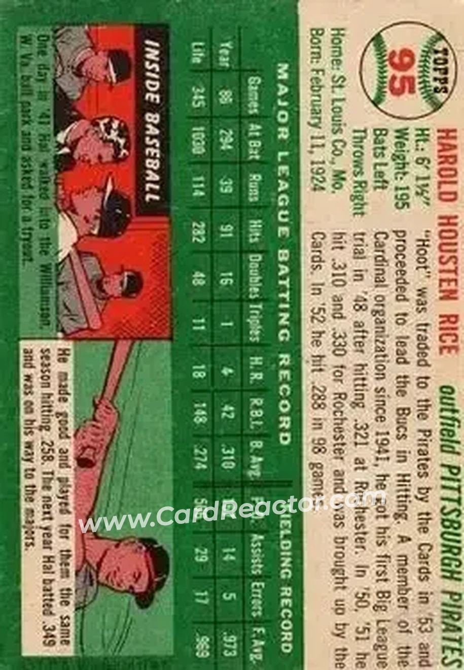 Back of Hal Rice