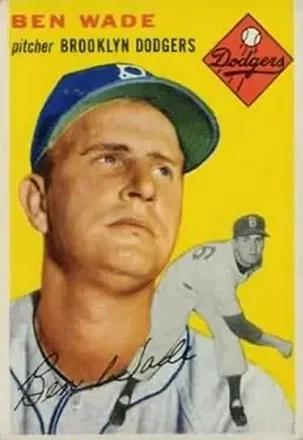 1954 Topps #126 Ben Wade