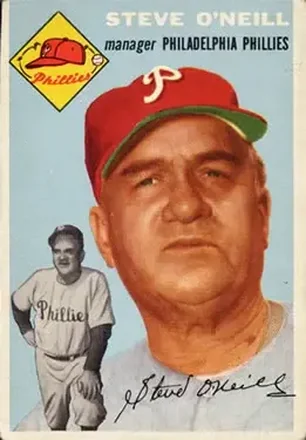 1954 Topps #127 Steve O'Neill
