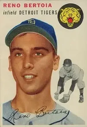1954 Topps #131 Reno Bertoia