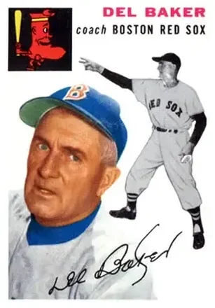 1954 Topps #133 Del Baker