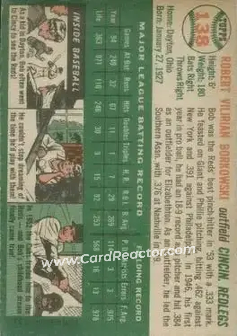 Back of Bob Borkowski