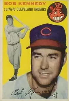 1954 Topps #155 - Bob Kennedy - Cleveland Indians 1954 Topps #155 - Bob Kennedy - Cleveland Indians