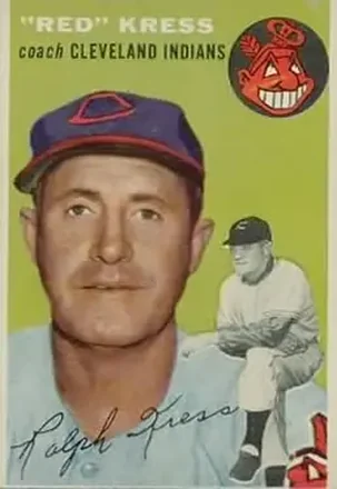 1954 Topps #160 Red Kress