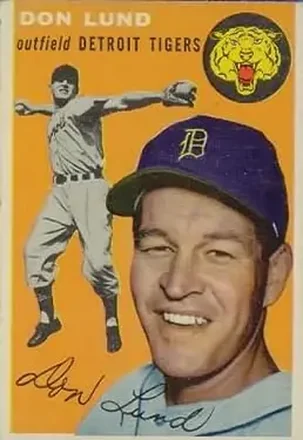 1954 Topps #167 Don Lund