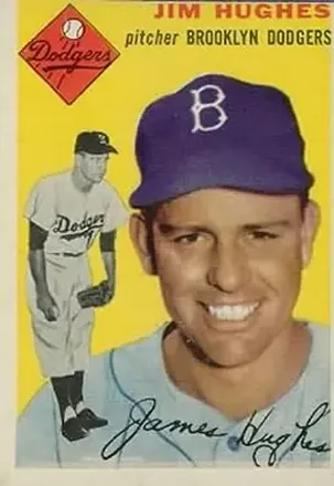 1954 Topps #169 Jim Hughes