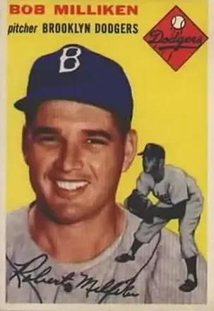 1954 Topps #177 Bob Milliken