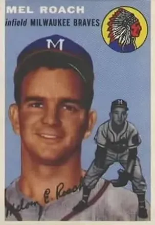 1954 Topps #181 Mel Roach