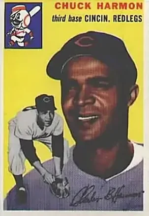1954 Topps #182 Chuck Harmon
