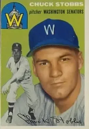 1954 Topps #185 Chuck Stobbs