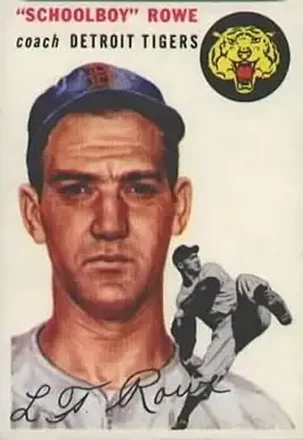 1954 Topps #197 Schoolboy Rowe