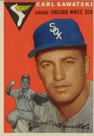 1954 Topps #198 Carl Sawatski
